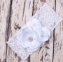 Faith White Floral Headband