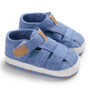 blue baby sandals