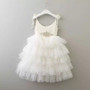 White flower girl dress