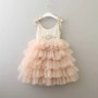 Champagne flower girl dress