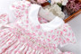 baby girls floral smocked dress