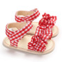 baby gingham sandals