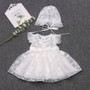 baby christening gown short