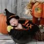 baby witch crochet photography prop