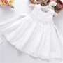 toddler white sleeveless smocked dress
