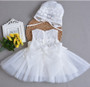 baby sleeveless christening gown