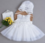 baby sleeveless baptism dress