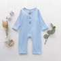 baby girls powder blue romper