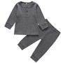 grey baby pajamas