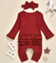 baby girls christmas romper