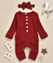 baby girls red romper