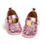 baby pink sparkle shoes