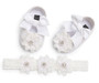 baby baptism shoes and headband