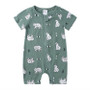 baby double zip romper