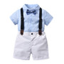 baby boy blue linen shirt