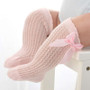 baby girl pink knee high socks