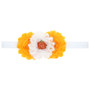 baby girl white pumpkin headband