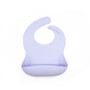 lavender silicone bib