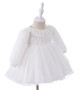 baby long sleeve christening dress