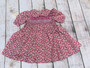 Baby girls toddler pink smocked dress