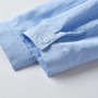 baby blue button-up