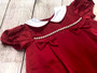 baby red christmas dress