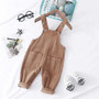 baby brown overalls