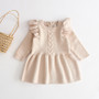 baby girl oatmeal dress