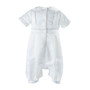 baby boy christening romper