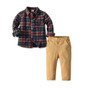 baby boy plaid outfit