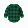 baby green knit romper
