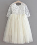 girls ivory flower girl dress