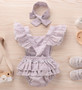 baby girls flutter romper