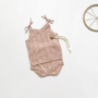 eyelet knit mauve set