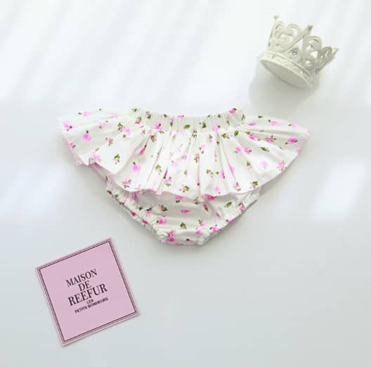 Arielle Pink Floral Bloomers