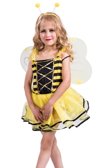 Bee Costume, Bee Bumble Bee Inspired Costume Set, Toddler Bee Suit