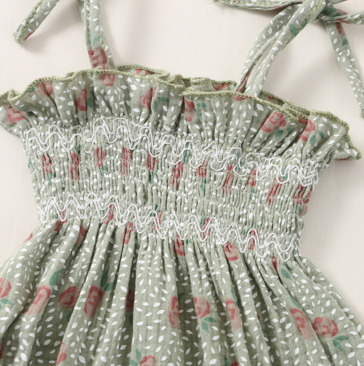 Organic Cotton Sleeveless Romper - Billie & Kid