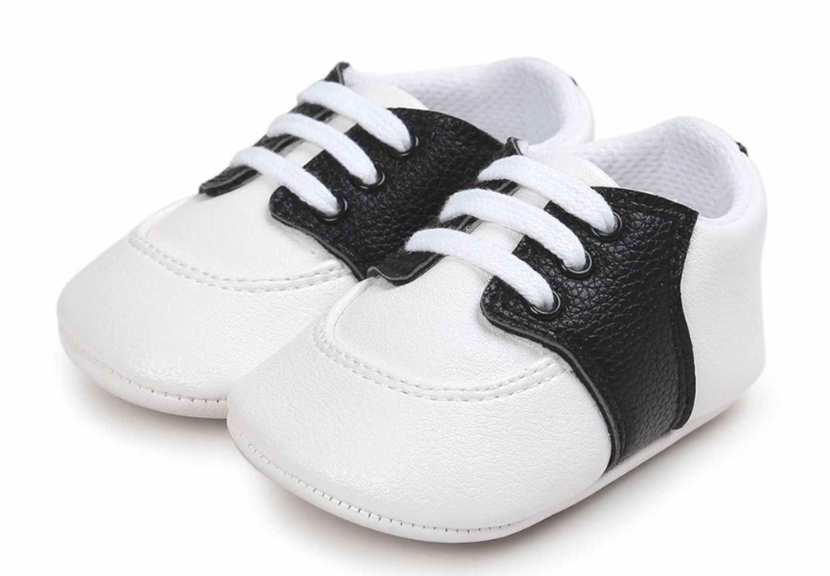Baby Black and White Saddle Shoes