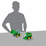 John Deere Farmin Friends 2 Toy Set - Johnny Tractor and Corey Combine 47193A
