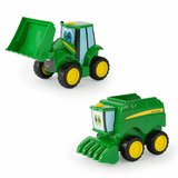 John Deere Farmin Friends 2 Toy Set - Johnny Tractor and Corey Combine 47193A