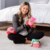 Club Mocchi-Mocchi- Sleeping Kirby Junior Plush Toy, 6 inch T12785