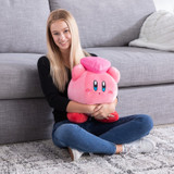 Club Mocchi- Mocchi- Kirby with Heart Mega Plush Toy, 15 inch T12878