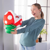 Club Mocchi- Mocchi- Super Mario™ Piranha Plant Mega Plush Stuffed Toy, 15 inch T12414