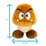 Club Mocchi- Mocchi- Super Mario™ Goomba Junior Plush Toy, 6 inch T12794