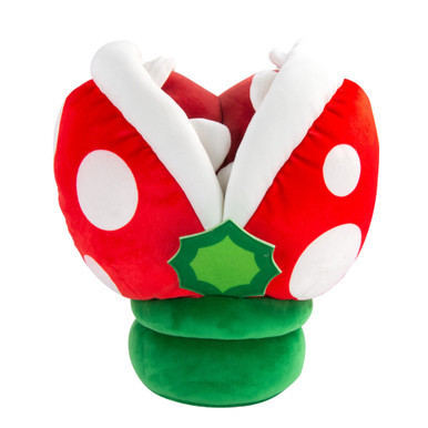 Club Mocchi- Mocchi- Super Mario™ Piranha Plant Mega Plush Stuffed Toy, 15 inch T12414