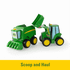 John Deere Farmin Friends 2 Toy Set - Johnny Tractor and Corey Combine 47193A