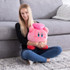 Club Mocchi- Mocchi- Kirby with Heart Mega Plush Toy, 15 inch T12878