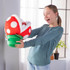 Club Mocchi- Mocchi- Super Mario™ Piranha Plant Mega Plush Stuffed Toy, 15 inch T12414
