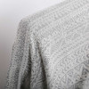 reGen rPET Woven Throw Blanket - Grey/Natural with White Patch reGen rPET Woven Throw Blanket - Grey/Natural with White Patch