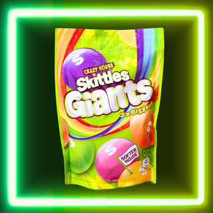 Skittles Giants Crazy Soft Sour (Candies from UK)